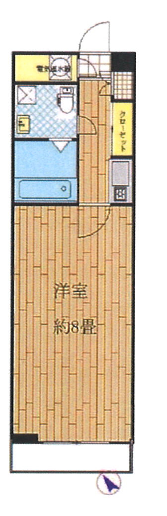 駒込駅 徒歩3分 構造:鉄筋コンクリート造専有面積:23.22平米 ( 7.02坪 )
